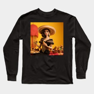 Hispanic Barbie Long Sleeve T-Shirt